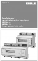 Installation and operating instructions Ice detector EM 524 89, EM 524 90